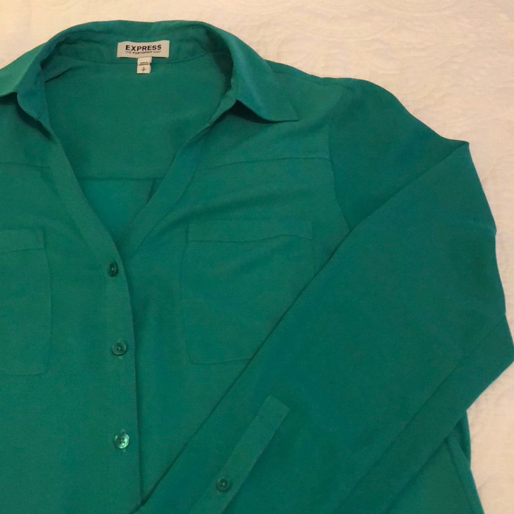 Ocean Green Portfolio Blouse